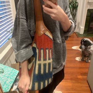 One-of-a-Kind Turkish Kilm bucket bag